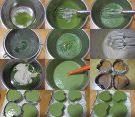 四叶草抹茶慕斯蛋糕