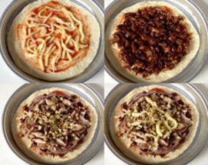 坚果仁肉酱披萨