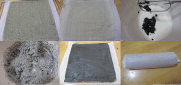 香浓黑芝麻海绵卷