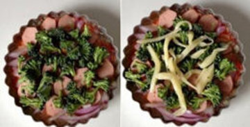 火腿洋芋米披萨