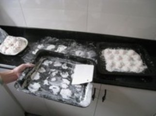 猫爪肉球棉花糖的做法 步骤8