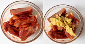 甜辣小米蒸羊排