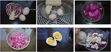 紫甘蓝鸡蛋沙拉