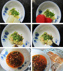 微波红油蒜米腊肉