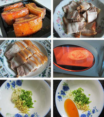 微波红油蒜米腊肉