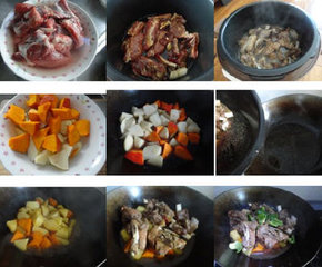 南瓜土豆炖排骨