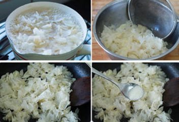 百合银耳炒虾仁的做法