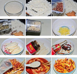 莲藕粉蒸肉的食材