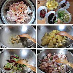 麻辣土豆烧鸡的做法图