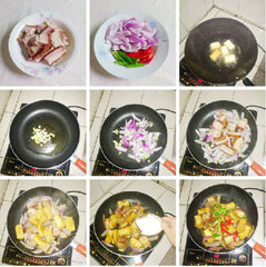 豆腐火腩饭的做法图