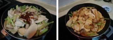 五花肉爆炒杏鲍菇的做法图