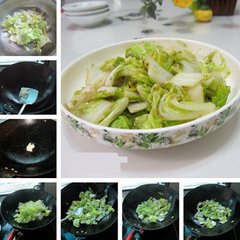 猪油炒白菜的做法图