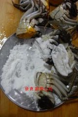 香辣河蟹的做法图解4
