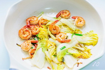 虾仁娃娃菜步骤10