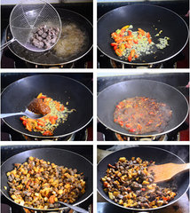 酱香杏鲍菇牛肉粒步骤4-5