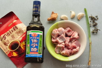 简单版糖醋排骨原料