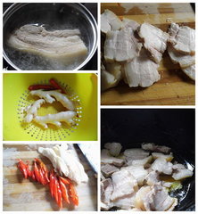 仔姜回锅肉步骤1-5