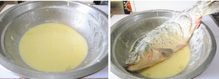 金银浇汁鱼步骤7-8