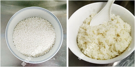 煎蛋糯米卷步骤1-2