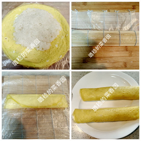 煎蛋糯米卷步骤9-12