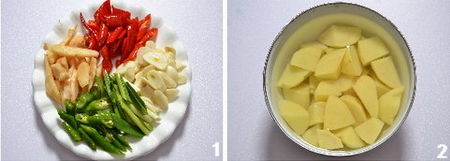 土豆烧鸡步骤1-2