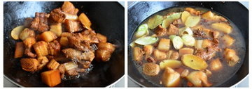 干笋红烧肉步骤5-6