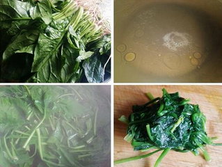 菠菜拌虾米步骤1-2