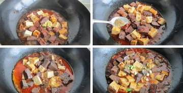 酱烧黑白豆腐步骤3-4