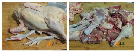 铁锅柴鸡步骤1-2