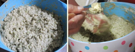 绿豆面萝卜丸子步骤5-6