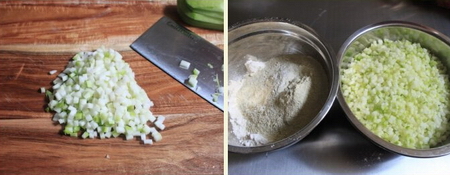 绿豆面萝卜丸子步骤1-2