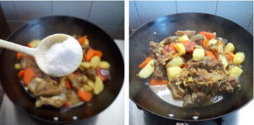 羊肉焖土豆步骤7-8