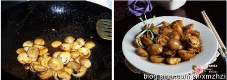 蚝油草菇步骤7-8