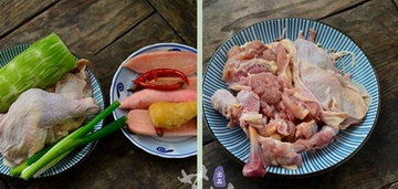 青笋泡菜鸡丁步骤1-2