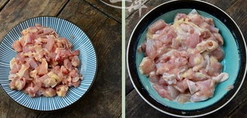 青笋泡菜鸡丁步骤3-4