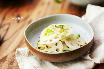 响油藕片的做法