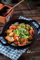香酱莴笋锅的做法