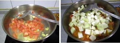 西红柿烧茄子步骤3-4