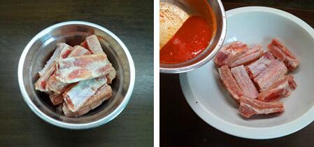 奥尔良烤排骨步骤1-2