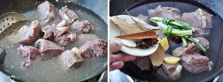 五香卤牛肉步骤3-4