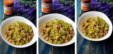 莴笋酱肉丁步骤10