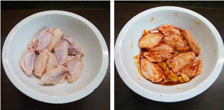 菠萝孜然鸡翅步骤1-2