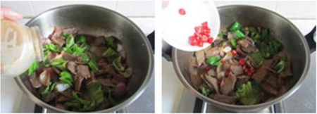 青椒炒口条步骤11-12
