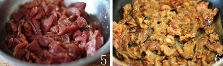 孜然牛肉的做法步骤5-6