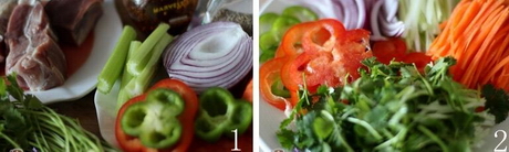 孜然牛肉的做法步骤1-2