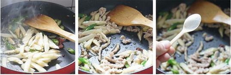 仔姜炒肉丝的做法步骤5-7