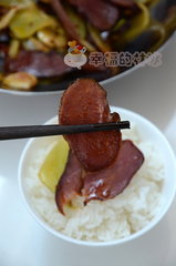 腊猪舌炒莴笋的做法