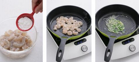 番茄虾球的做法步骤3-4