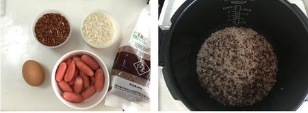 开花红米丸的做法步骤1-2