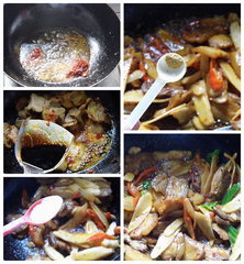 姜爆回锅肉的做法步骤6-10